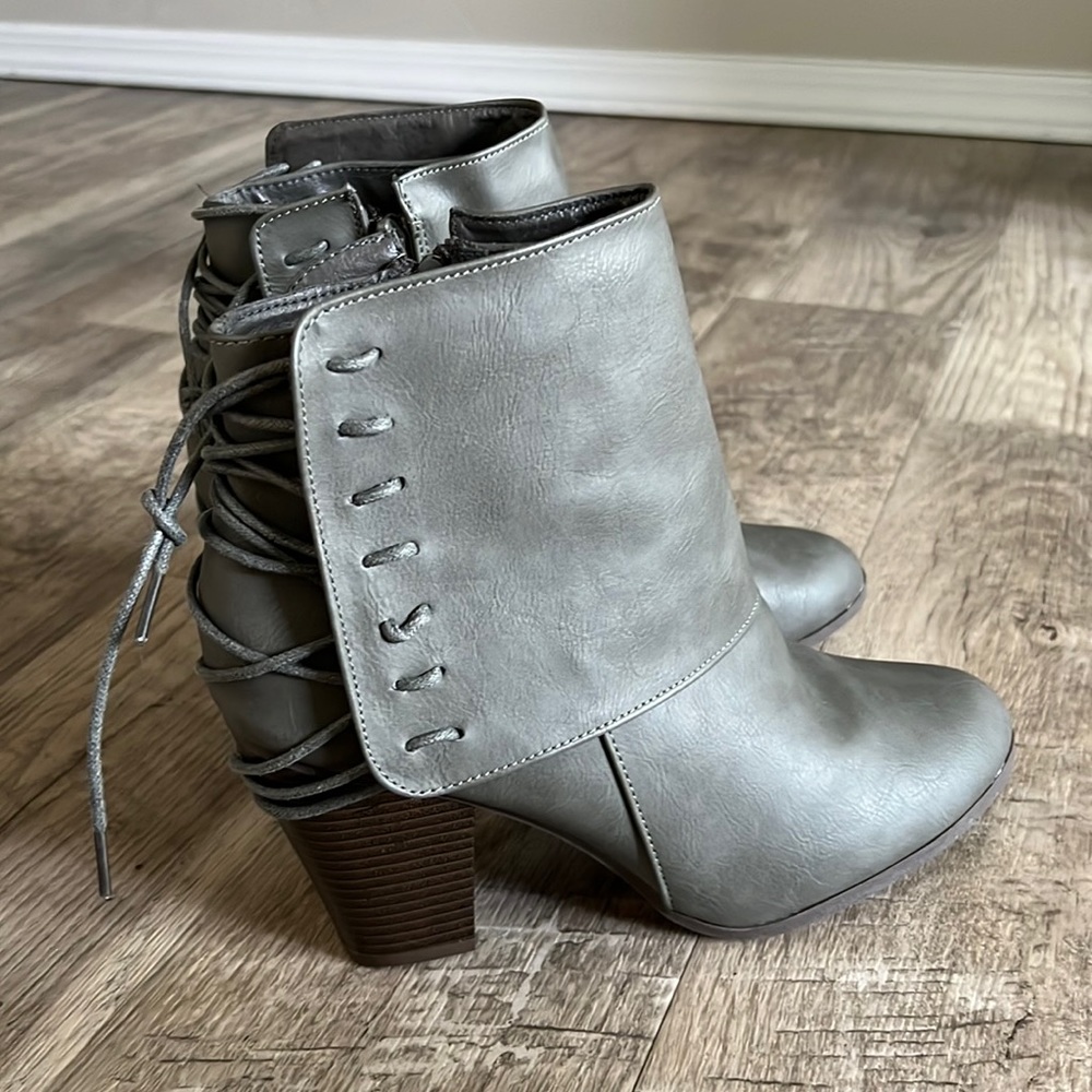 Journee Collection Aspen Lace Up Bootie.